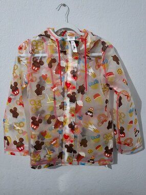 NWT Disney Snacks Rain Jacket Size Small